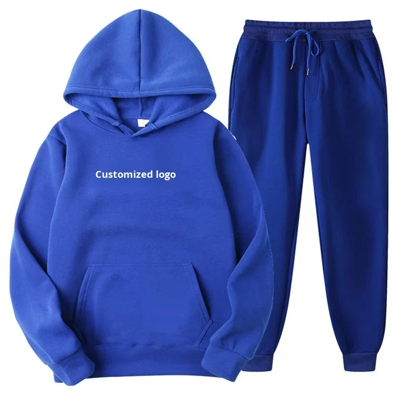 Spring Autumn Cotton Unisex Hooded Breathable Casual Fleece-Lined Thickened Large Size L detail