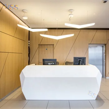 Clarke Rendall White Composite Material Solid Surface The Office Reception