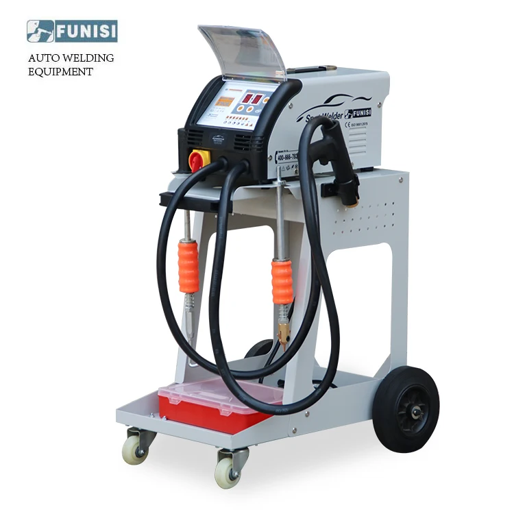 FUNISI F90ES Spot Welder Machine with Dent Puller for Car Body Repair