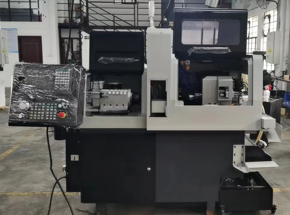 ANTISHI swiss Type Cnc Automatic Lathe G205E Longitudinal Cutting swiss Type Cnc Lathe Slitting swiss Cnc Lathe Dental Implants