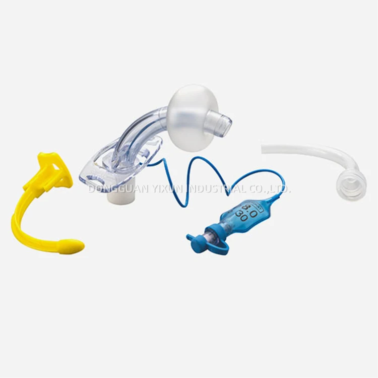 Customized Disposable Medical Tracheostomy Tube with Injection Molded Inner Cannula Plastic Connector Premium Plastic Product