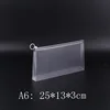 A6 Clear 3D File Bag