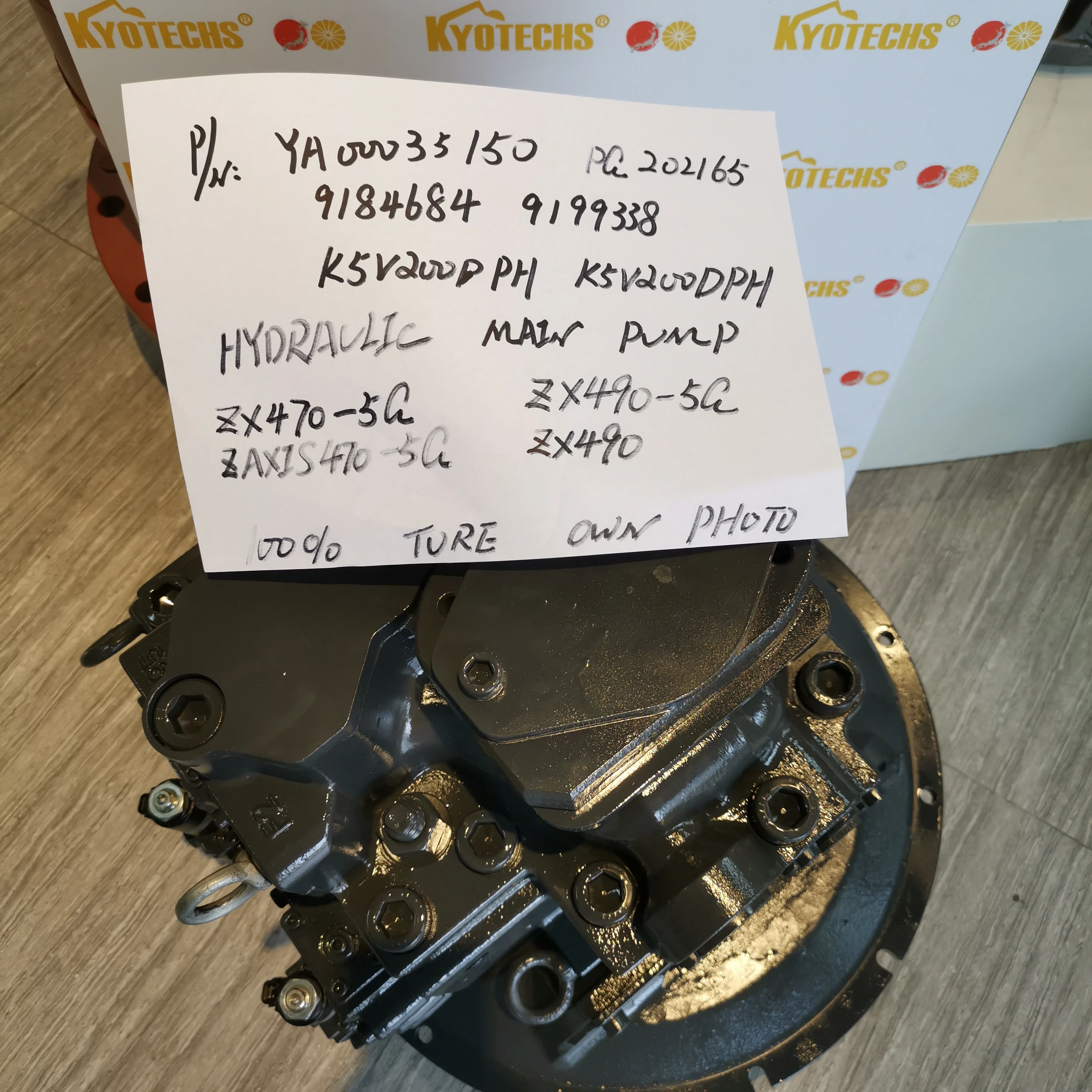 High Performance Hydraulic Main Pump for Hitachi Excavators