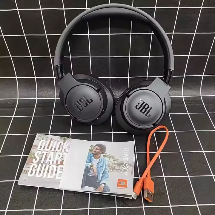 For JBL 720BT On-Ear & Over-Ear Wireless Gaming Headphones with Long-Lasting Battery
