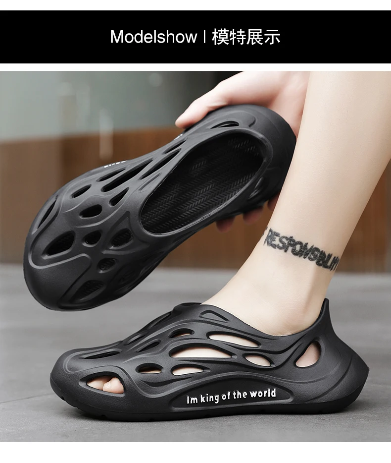 Size 40-45 Custom Wholesale Garden Shoes Anti-slip Men Clog Sandal Eva ...