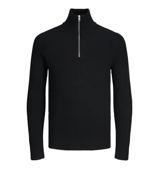 Kai Qi clothing 2023 autumn winter new men's perfect half zip long sleeve turtleneck sweater