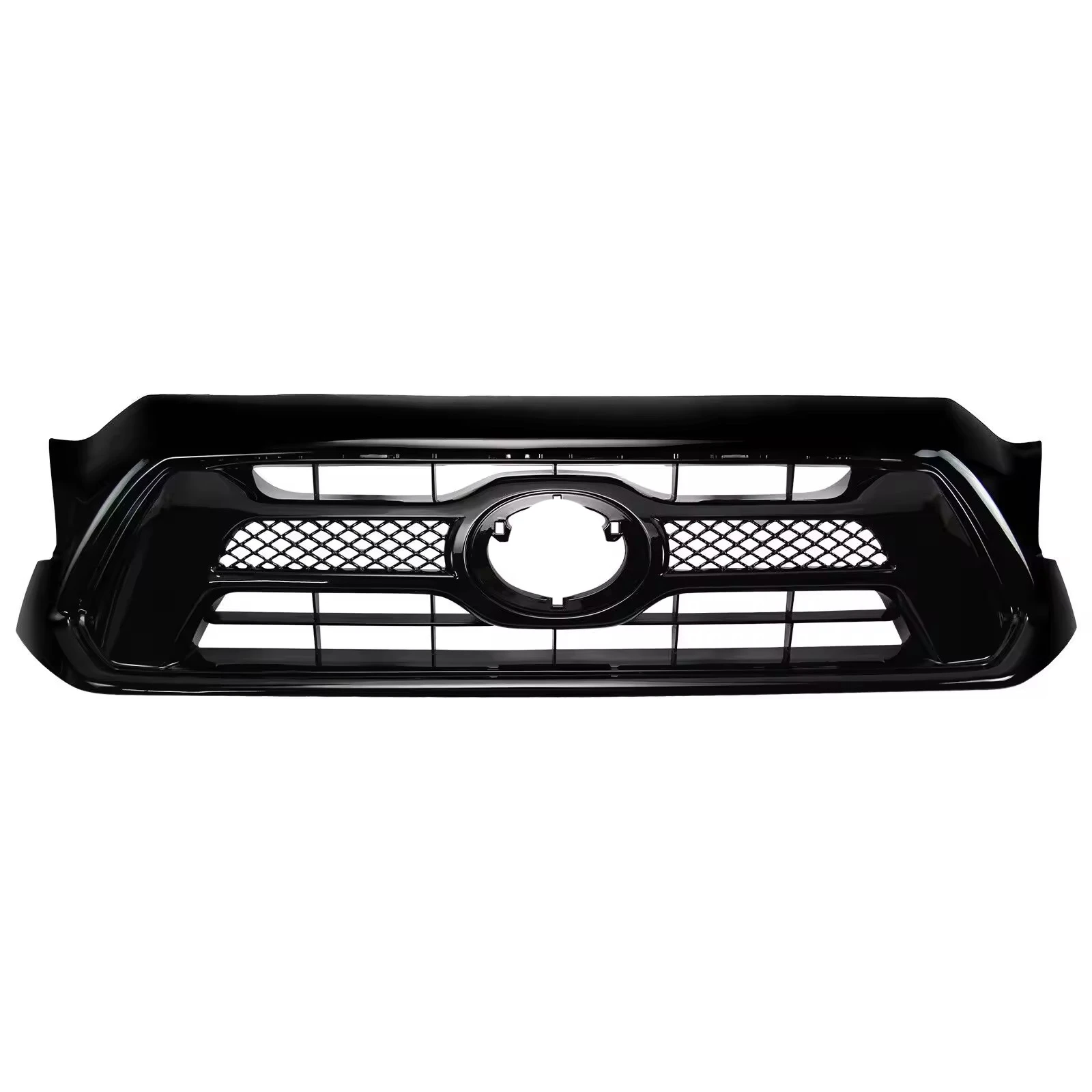 high quality OEM gloss black mesh front bumper cover upper grill grille for TOYOTA tacoma 2012 2013 2014 2015