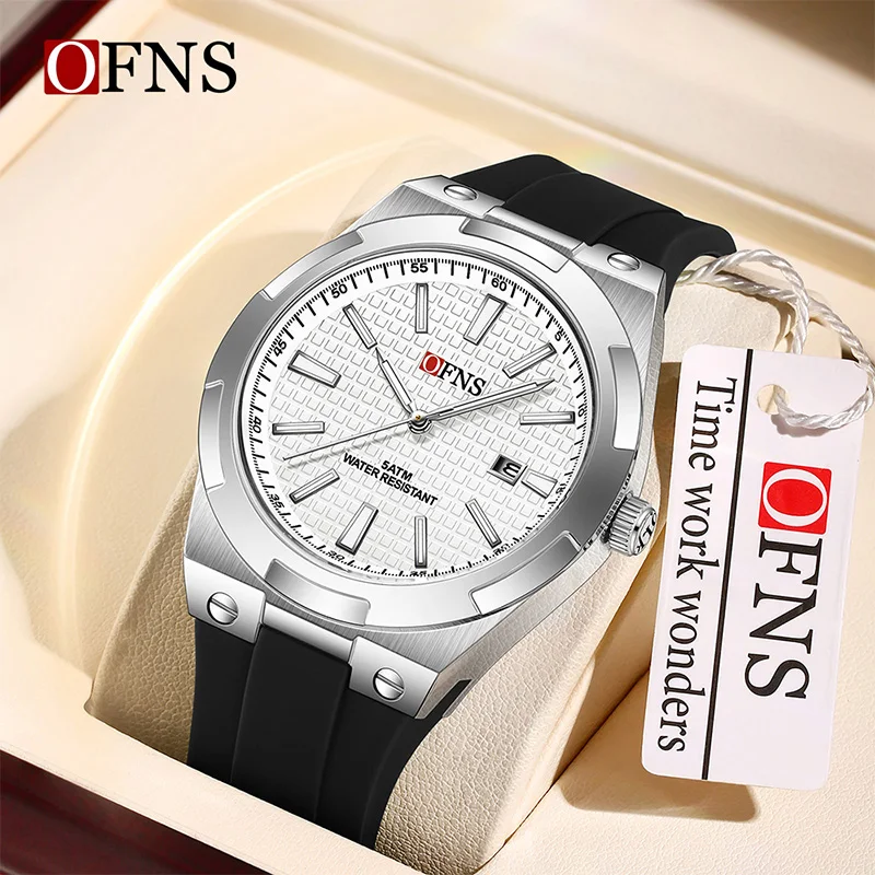 OFNS 8040 Classic Gentlemen's Quartz Timepiece - Waterproof & Stylish