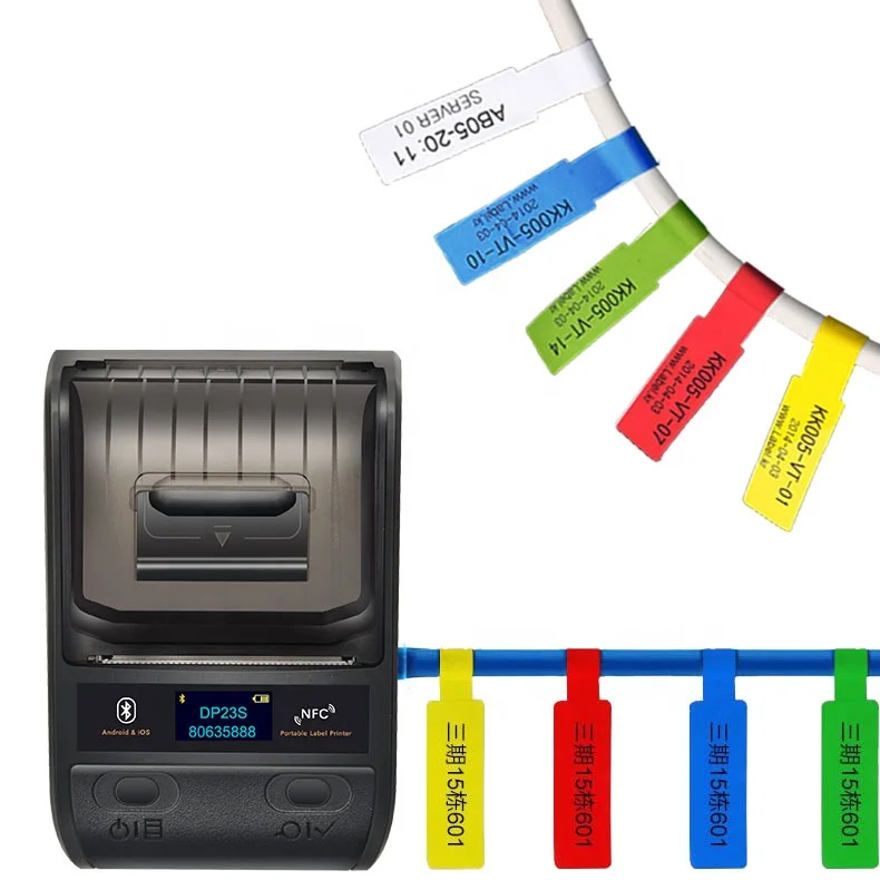 DeTong DP23S Android Mini Label Printer with Free SDK Portable Qr Code Printer