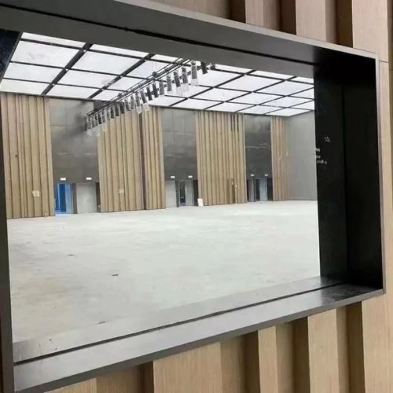 Tempered One-way Perspective Glass Double-sided Mirror One-way Visible Glass Interrogation Room Layered Mirror