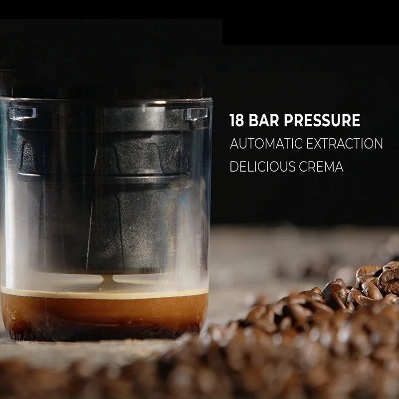 Oem Wireless Heating Electric Espresso Coffee Maker Portable Charging Mini Coffee Machine Car