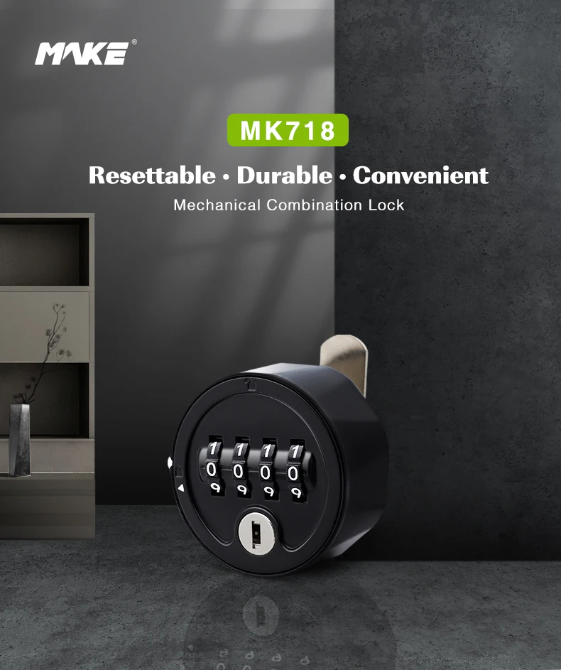 Mk718 Code Changeable Mechanical Keyless Dial Lock Buy