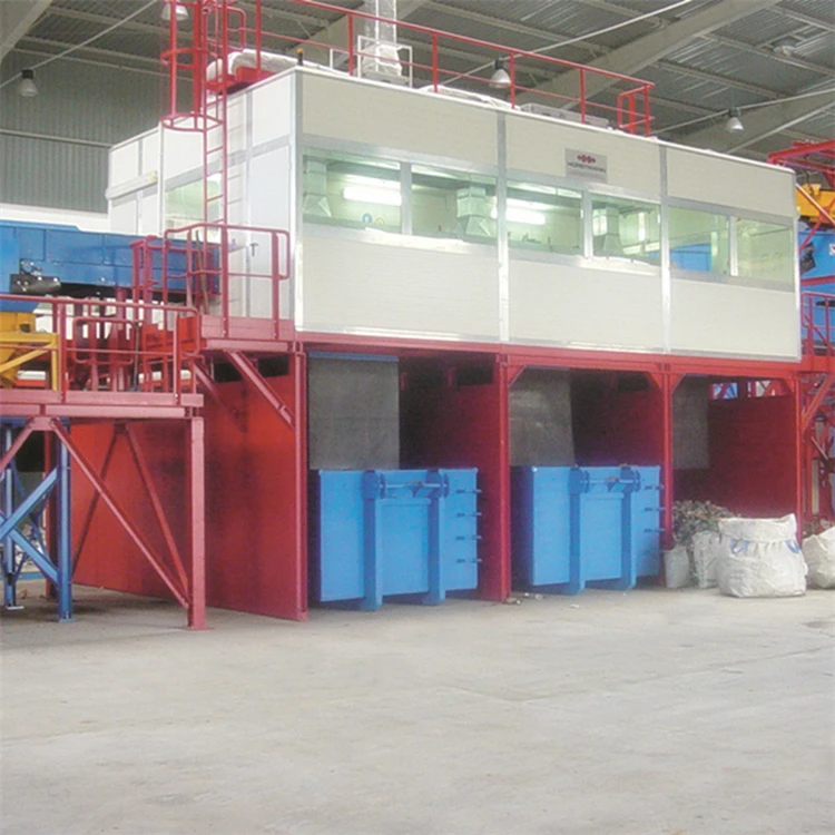 400T/D Municipal Solid Waste Domestic waste sorting equipment Garbage trommel screen