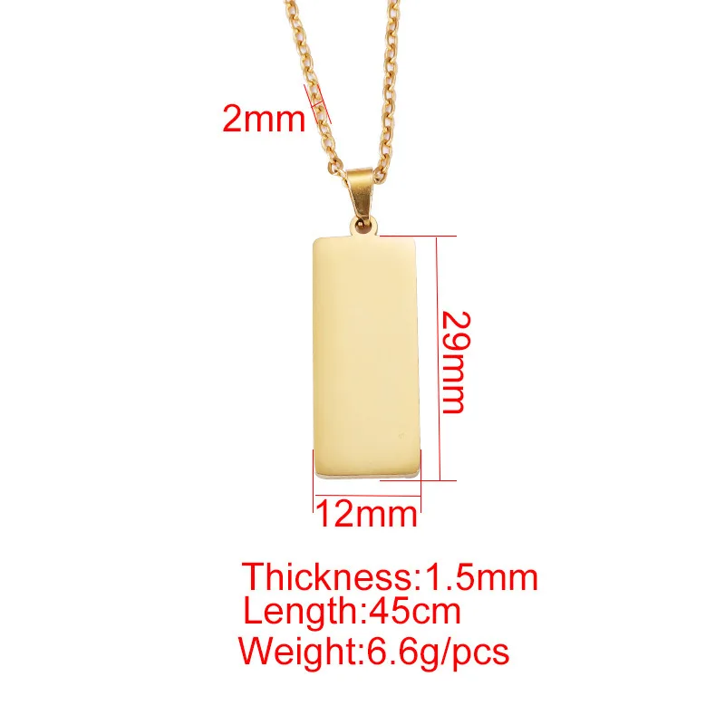 Custom Engrave Jewelry Necklace