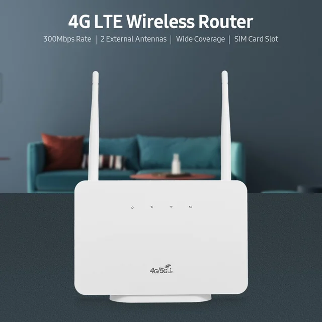 Sblocca 300Mbps Cat4 Home Wifi Router Wireless 4G LTE CPE con Slot per  schede Sim ripetitore di antenne esterne - AliExpress