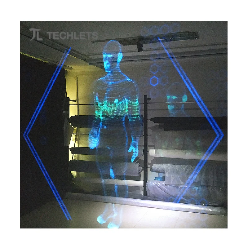 ホログラムファン - 42センチメートル プロジェクションディスプレイ 差し込み式プラグイン,WIFIとアプリコントロール対応 ホロ 3Dホログラムファン  ホログラムディスプレイ 3Dプロジェクター Windows/Androidアプリ対応 Wifi制御 CV-F100H 送料無料 3Dホログラムファン  ... ホログラム表示可能なLEDファン - 42センチメートル プロジェクションディスプレイ 差し込み式プラグイン | 3D LEDファン