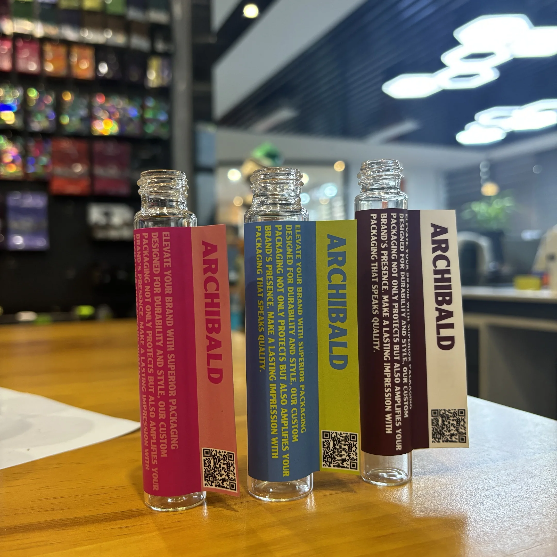 Personalized Clear Test Tube Packaging Flat Bottom Glass Tubes Glass Pre Roll Packaging 116mm Cylinder Cigar Tube With Wood Cork