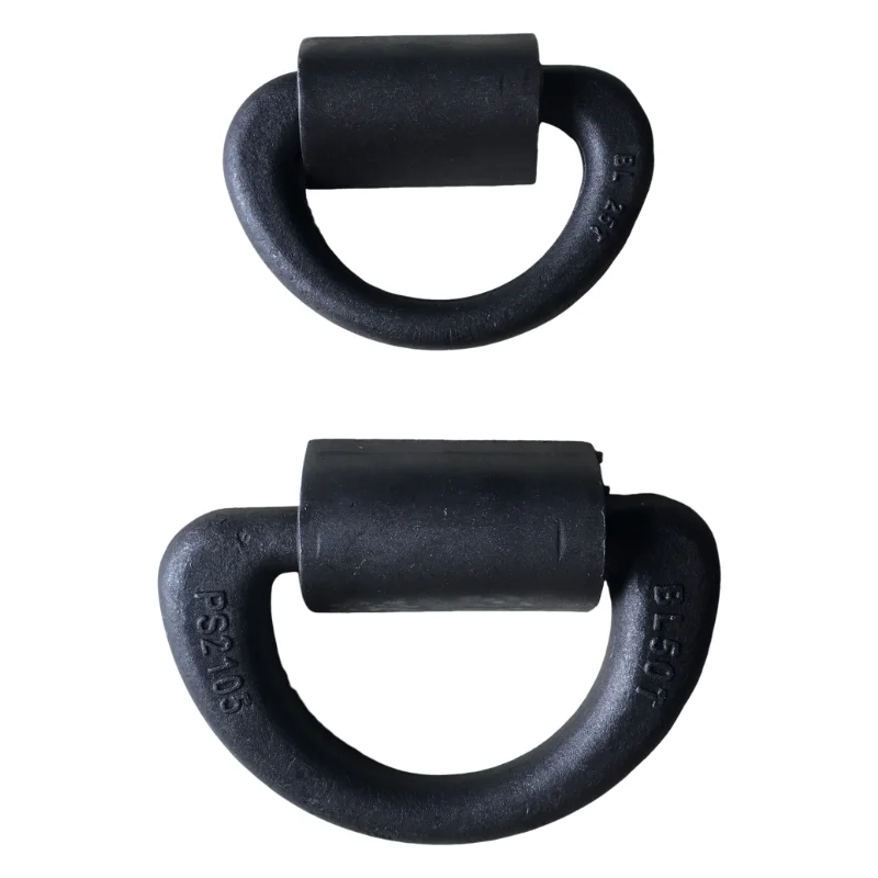 Heavy Duty 36 Ton Shipping D Ring Container Lashing Ring Cast and Forged in Carbon Steel Galvanized Finish Packed in Carton