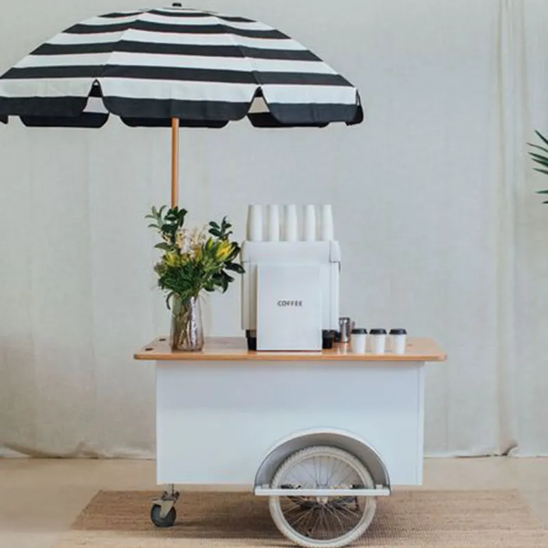 Custom Made Foldable Candy Cart Candy Table Bar Cart Drink Snack Coffee Cart for Sale