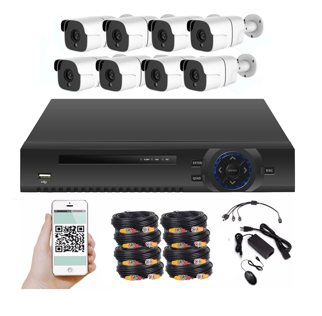 Floureon Channel Dvr Channel CCTV Camera System 1080P Megapixel