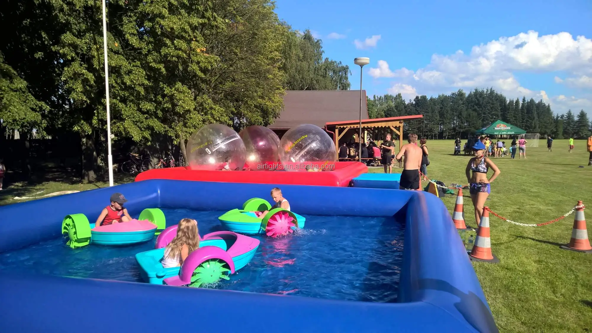 Commercial Inflatable Pool For Rental Business,Large Inflatable Water