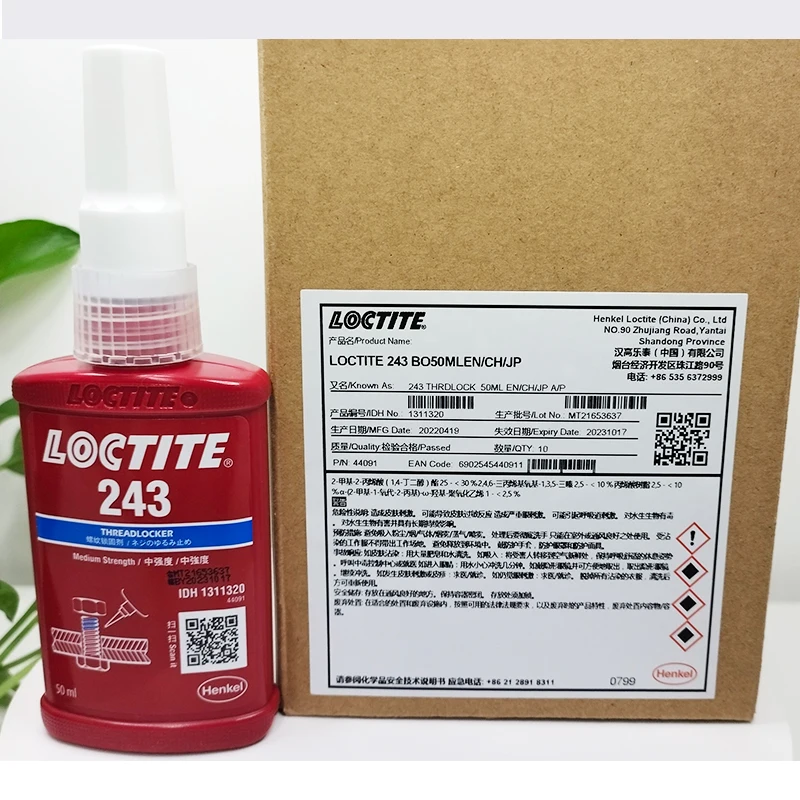 Original Loctite 243 Wholesale High Quality Hot Selling Blue Anaerobic ...