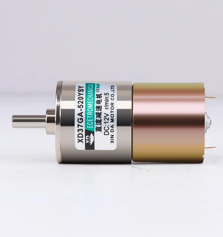 Mini Dc Motor 12v24v 100rpm With Gear Reduction And Adjustable Speed ...