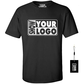 Free shipping mix size color high quality 100% premium cotton t-shirt , custom print men t shirt with your logo or design print