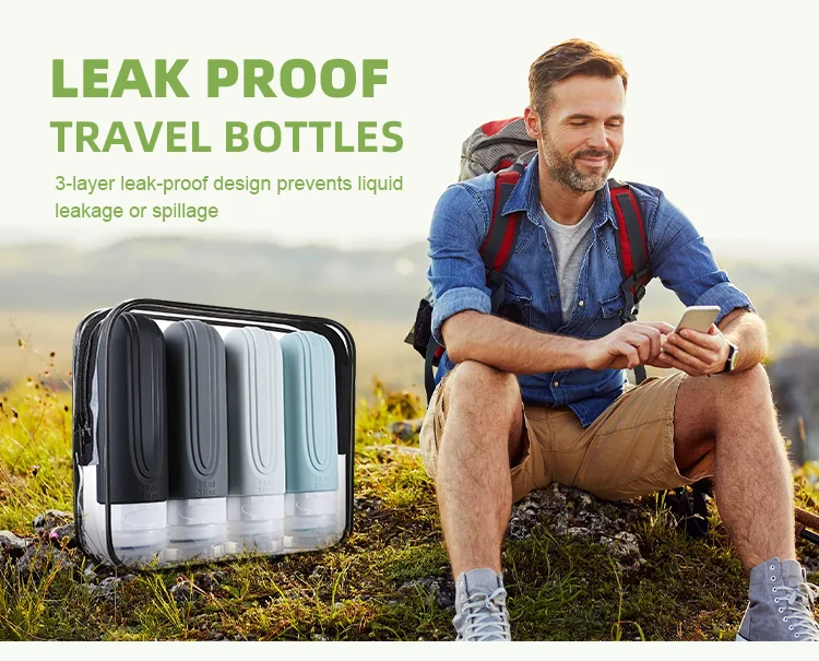 100ml Travel Set Bottle,Airplane Tsa Approved Leak Proof Travel Size ...