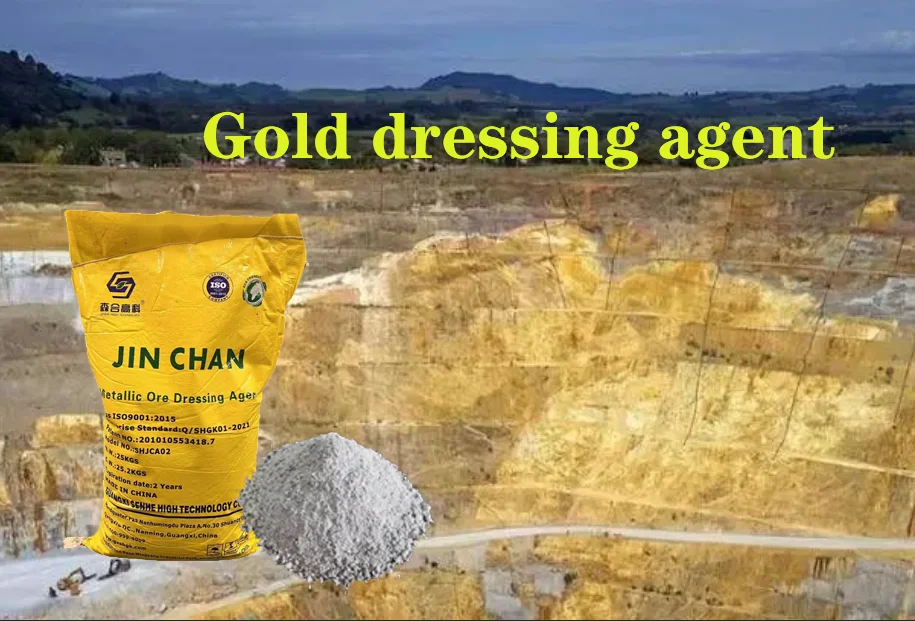 jinchan gold dressing agent Environment-Friendly Gold Leaching Agent Jin Chan Metallic Ore Dressing Agent
