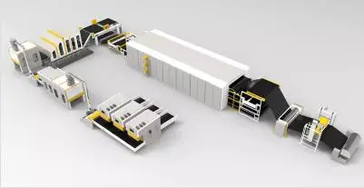 Nonwoven Fabric Making Machine Full Automatic Interlining Charger Fine Rotoformer