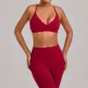 V-Neck Bra (Red)