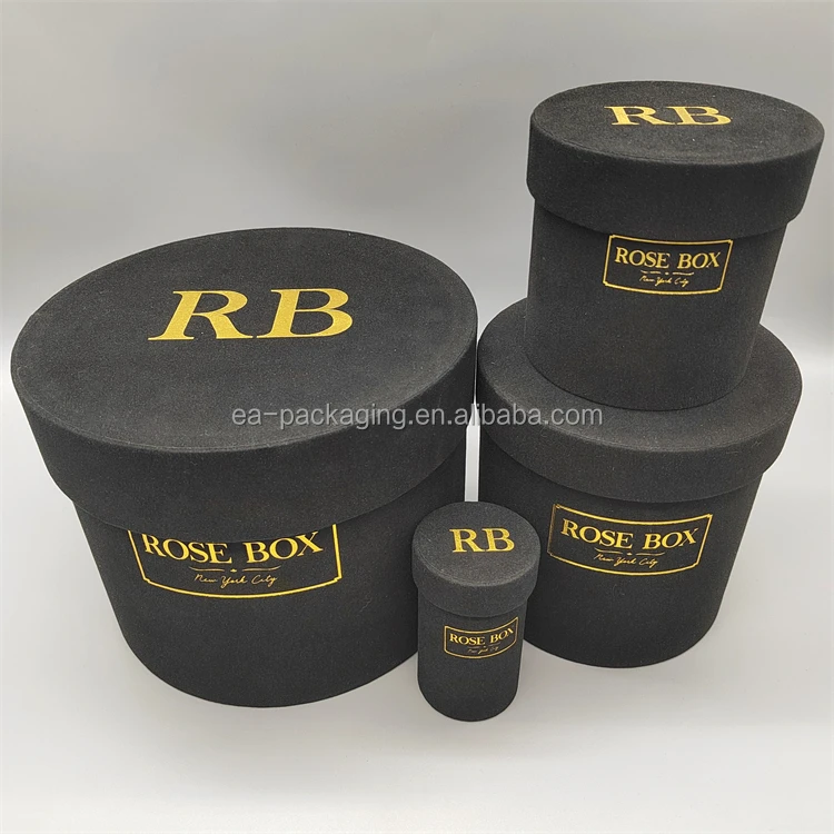 Bloom Packaging Recycled Brand Logo Custom Made Velvet Box Valentine ...