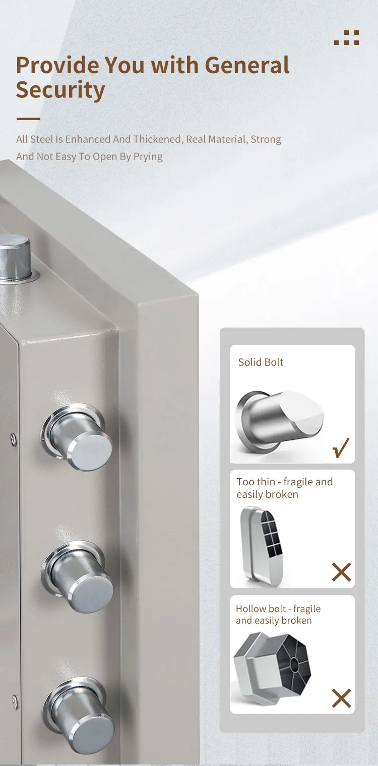 CEQSAFE High Strength Fire Proof Security Safes Home Dimensions Waterproof Key Cabinet Money Safety Box Lock Fireproof Safe details