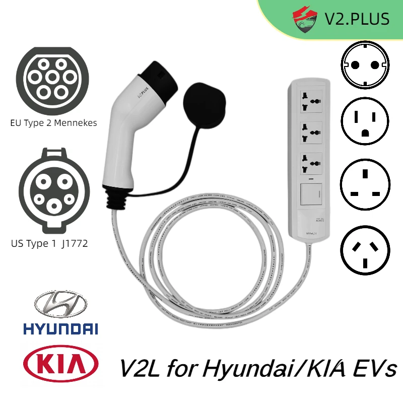 V2Lアダプターケーブル EV V2Lアダプター MG ZS EV IONIQ 5 BYD Neta