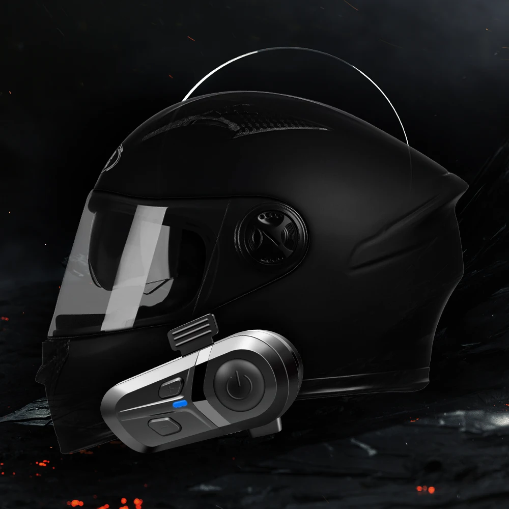 L1 BT5.3 Bluetooth Headset - HD Call Motorcycle Helmet FM Radio Intercom L1 BT5.3 Bluetooth Headset - HD Call Motorcycle Helmet FM Radio Intercom