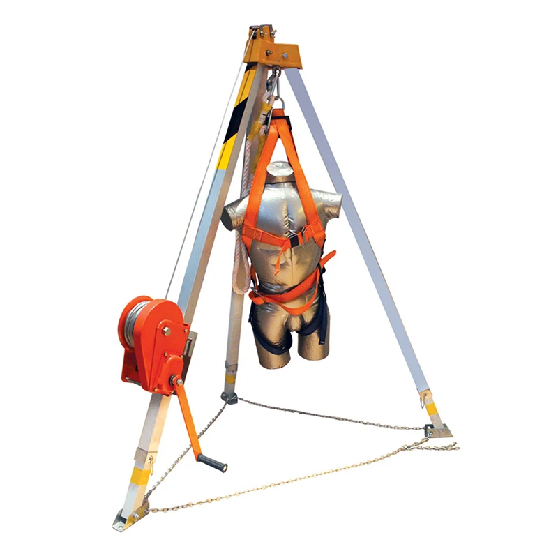 Fall Arrest and Recovery Systems Tripod Rescue System