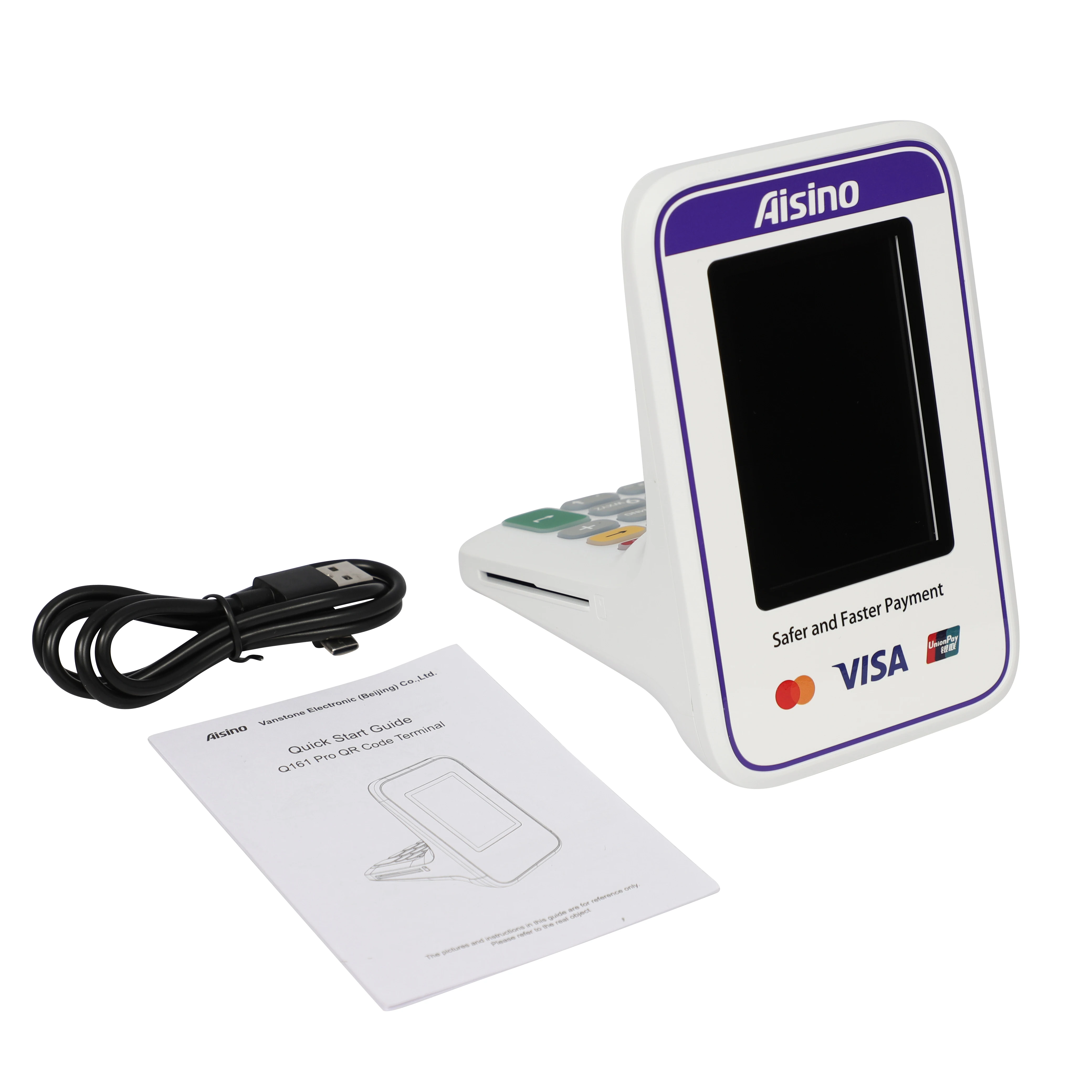 QR Code POS Terminal - Fast QR Payments, Wi-Fi/BT, Loud Speaker Aisino Q161 Pro