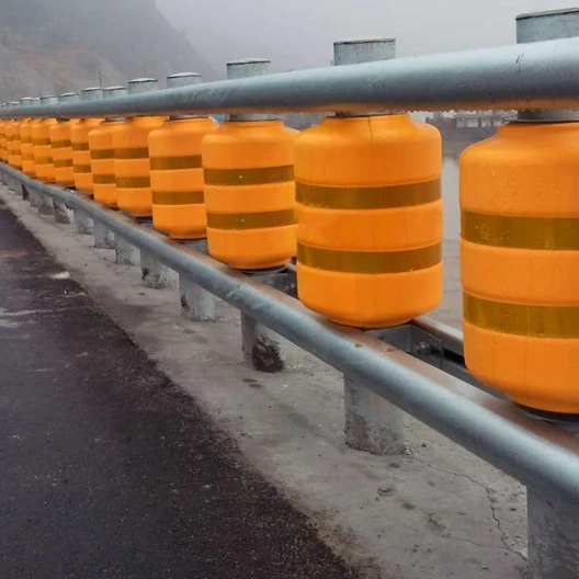 Factory Price Road Safely Roller Barriers Single Traffic Crash Barrier Roller Highway Easy Assembled Safety Roller Barrier