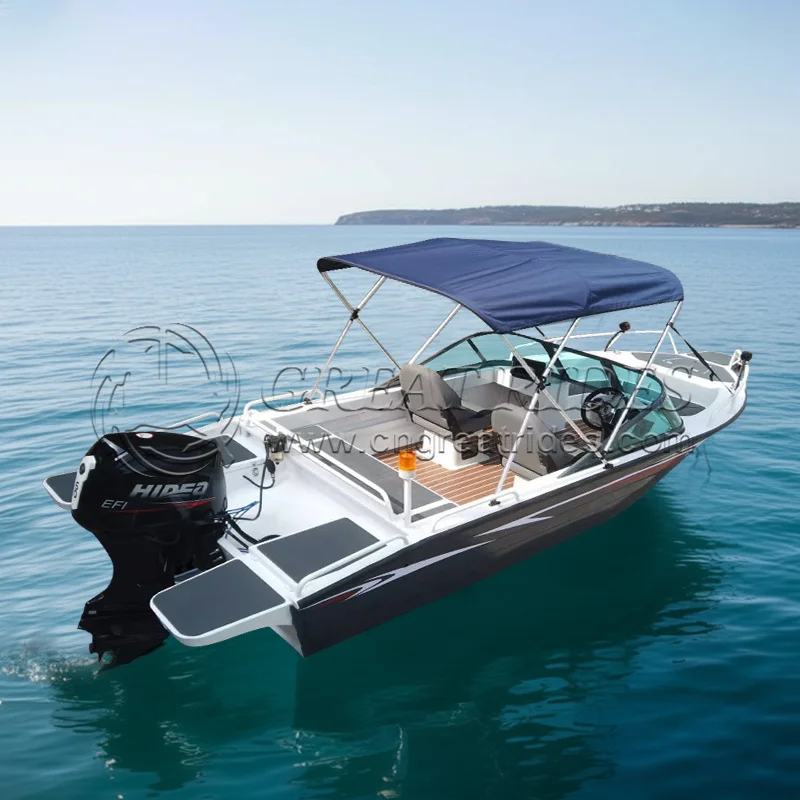 480 Aluminium Fishing Boat - 16ft Speed Boat with Outboard Motor
