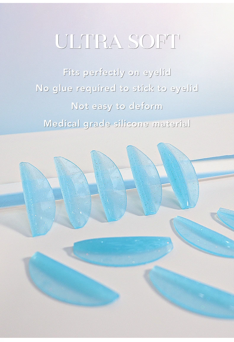 Eyelash Lift Pads Lash Lift Silicone Pad Glueless Perm Rods Reusable