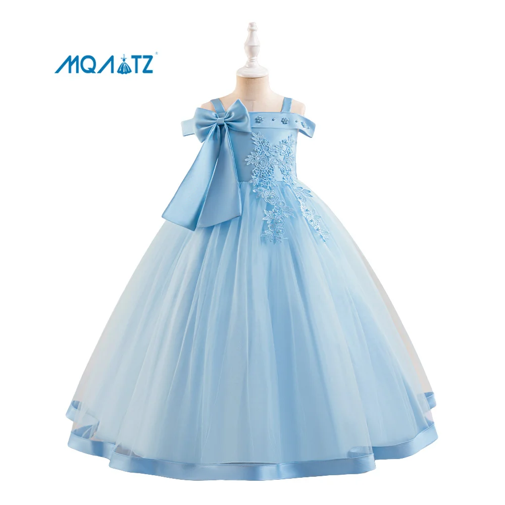 MQATZ off-Shoulder Wedding Gown for Flower Girls ALP-0028