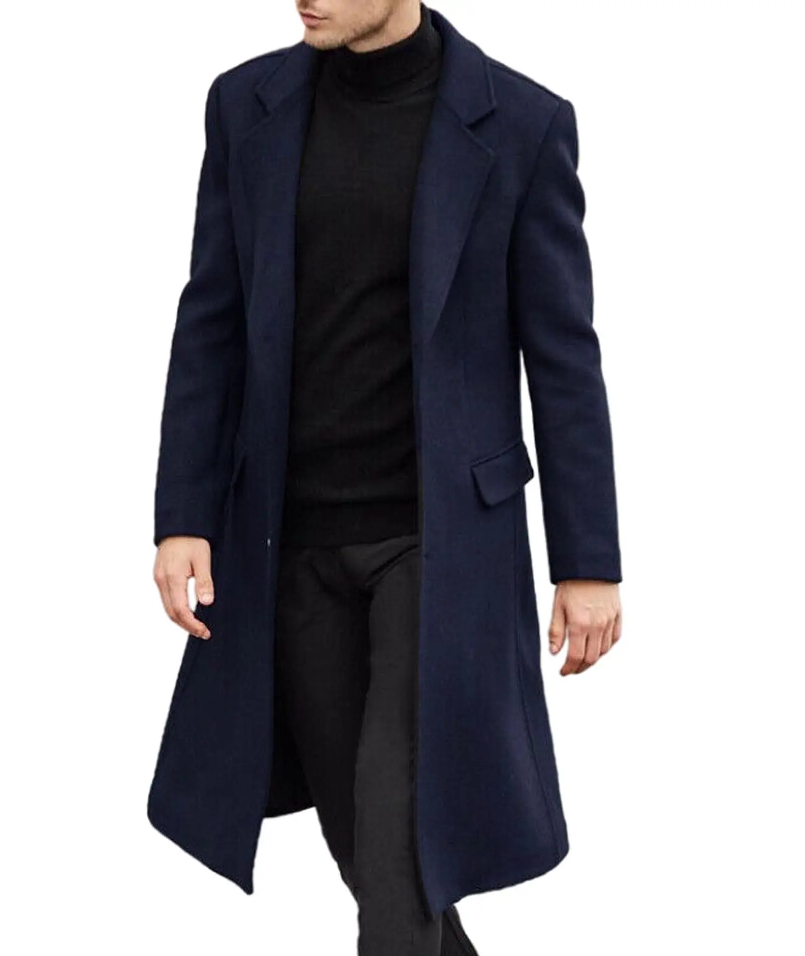 Men's coat Long sleeve long autumn winter warm knitting high quality wholesale factory custom size_voghion.com
