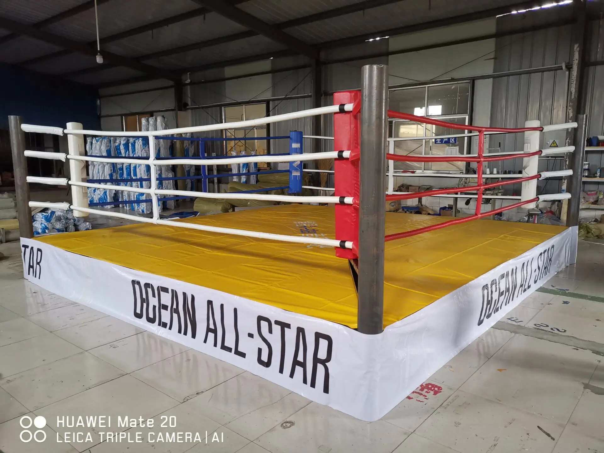 SELF-STANDING FLOOR BOXING RING – Monster Rings and Cages