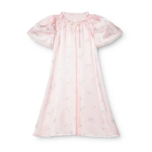 Custom New Girls Satin Pajamas Set Long Sleeve Floral Printed Comfortable Loose Sleepwear for Spring Custom Kids Baby Clothes