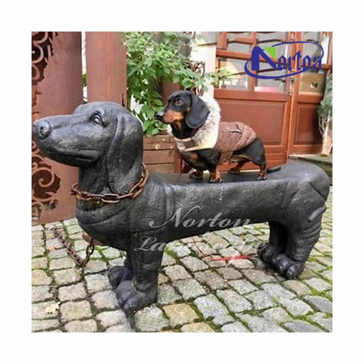 Dachshund discount garden bench