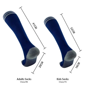 Sample compression thicken football socks long cushion premium sports socks cheap custom logo unisex character for men and women