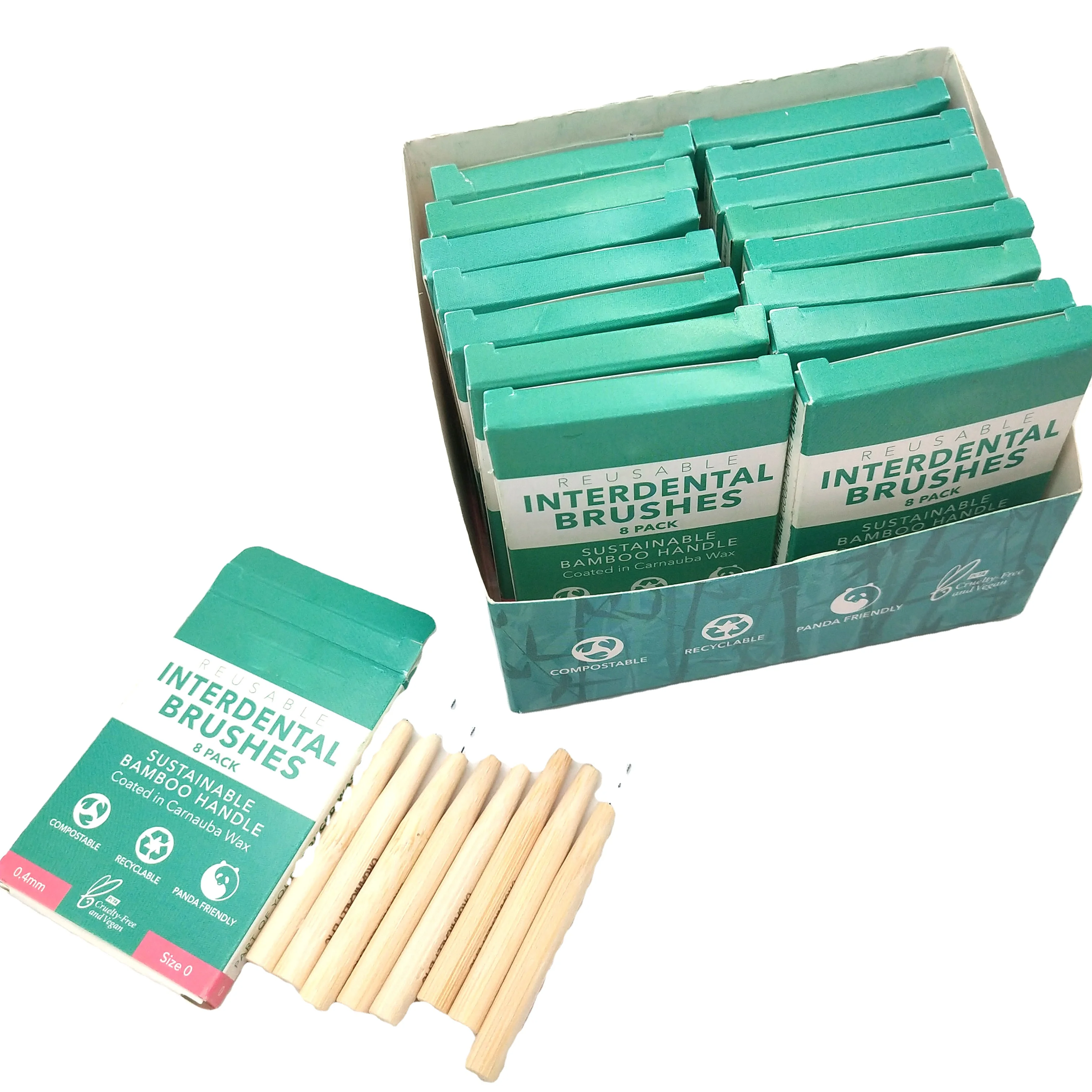 FSC 2020 бамбуковая межзубная щетка Ортодонтическая