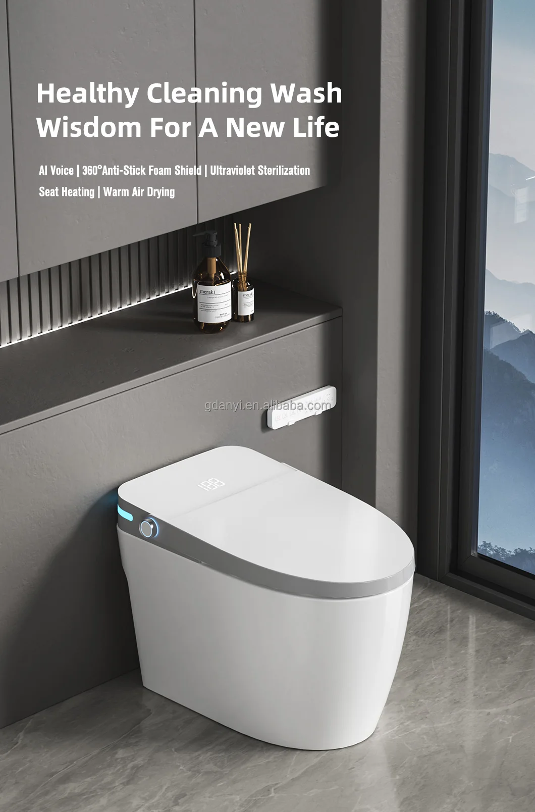 Smart Toilet - Modern Inodoro Foot Sensor Sanitary Ware