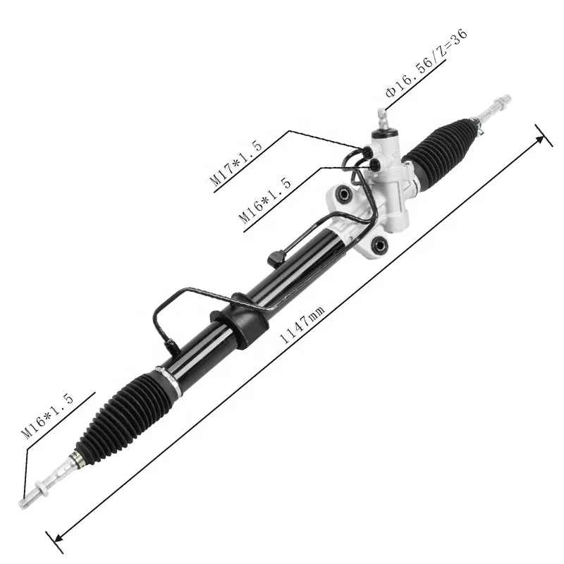 Auto Parts Right Hand Hydraulic Power Steering Rack for Mitsubishi